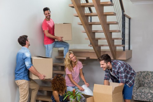 Removal team planning a residential move in Mayfair