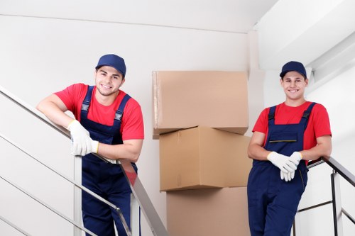 Removal van near Mayfair streets with careful loading support
