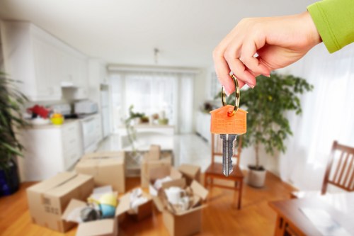 Removal team planning a Mayfair property move near central London streets