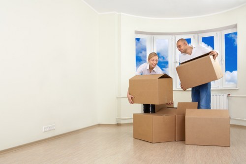 Professional packing and wrapping for a central London home move