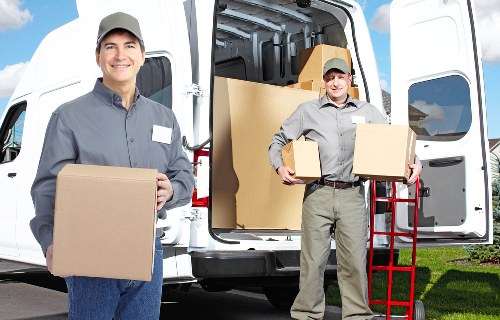 Packing and loading services for a central London property