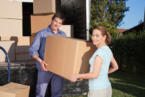 Residential moving van support for Mayfair apartments and townhouses