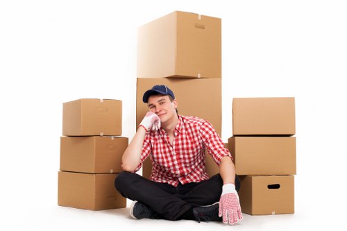 Waste removal and disposal compliance for moving services